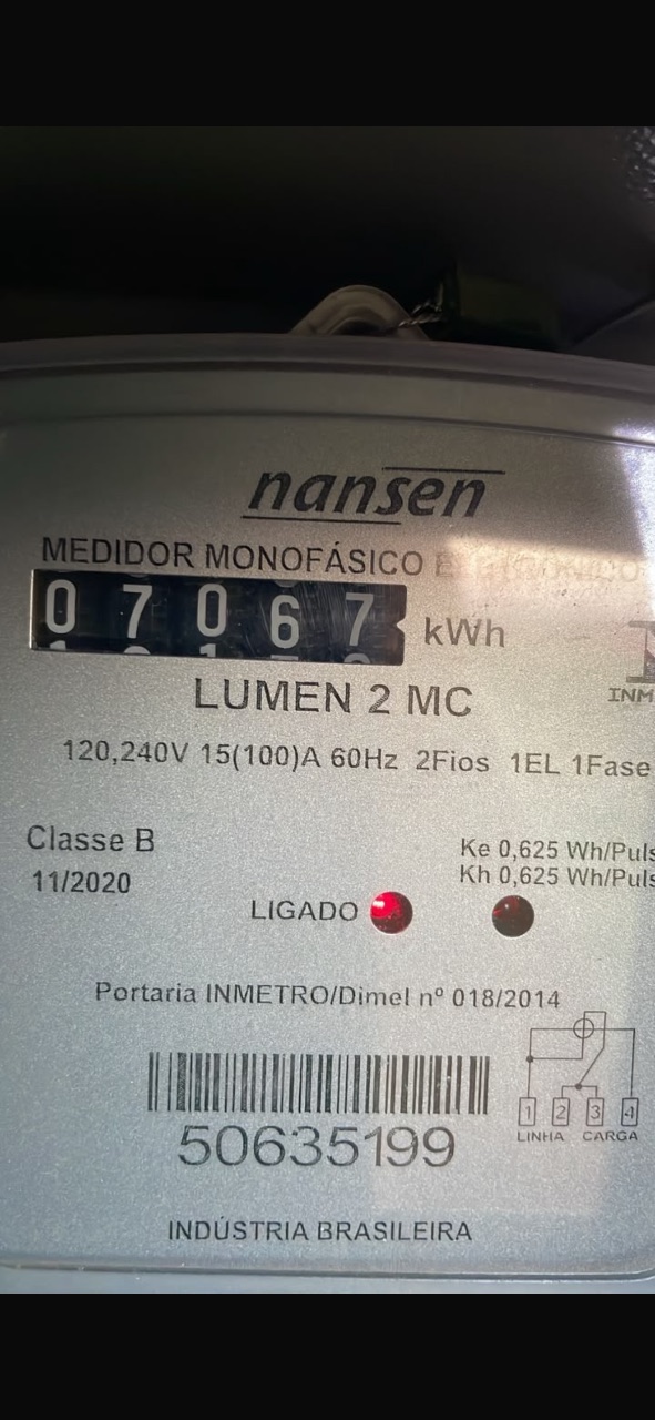 Foto do medidor da chácara 24 — Outubro de 2026